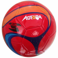 Machine Stitched Shiny PVC Football/Soccer Ball